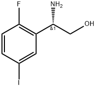 (2S)-2-amino-2-(2-fluoro-5-iodophenyl)ethanol Struktur