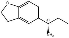 (S)-1-(2,3-dihydrobenzofuran-5-yl)propan-1-amine Struktur