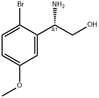 (2S)-2-amino-2-(2-bromo-5-methoxyphenyl)ethanol Struktur