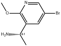 (S)-1-(5-bromo-2-methoxypyridin-3-yl)ethan-1-amine Struktur