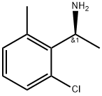 (1S)-1-(6-CHLORO-2-METHYLPHENYL)ETHYLAMINE Struktur