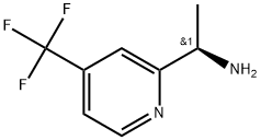 2-Pyridinemethanamine, α-methyl-4-(trifluoromethyl)-, (αR)- Struktur