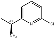 2-Pyridinemethanamine, 6-chloro-α-methyl-, (αS)- Struktur