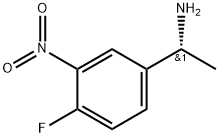 (1R)-1-(4-fluoro-3-nitrophenyl)ethan-1-amine Struktur