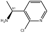 3-Pyridinemethanamine, 2-chloro-α-methyl-, (αS)- Struktur