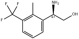 (2R)-2-amino-2-[2-methyl-3-(trifluoromethyl)phenyl]ethan-1-ol Struktur