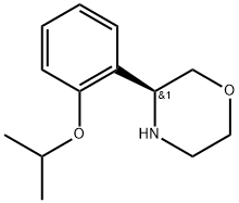 (S)-3-(2-isopropoxyphenyl)morpholine Struktur