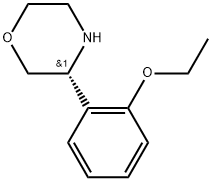 (R)-3-(2-ethoxyphenyl)morpholine Struktur