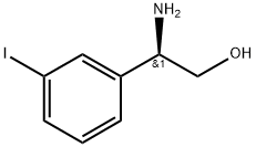 (2R)-2-amino-2-(3-iodophenyl)ethan-1-ol Struktur