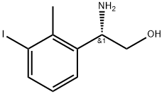 (2S)-2-amino-2-(3-iodo-2-methylphenyl)ethan-1-ol Struktur