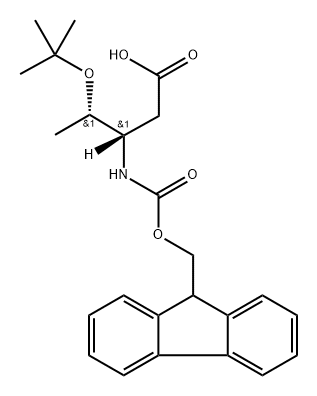 (9H-Fluoren-9-yl)MethOxy]Carbonyl D-β-homothreonine(OtBu) Struktur