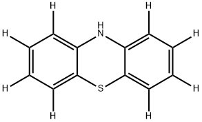 PHENOTHIAZINE-D8,NH Struktur