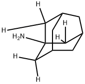 1-Aminoadamantane-2,2,2′,2′,2″,2″-d6 Struktur