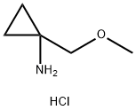 1-(Methoxymethyl)cyclobutanamine hydrochloride Struktur