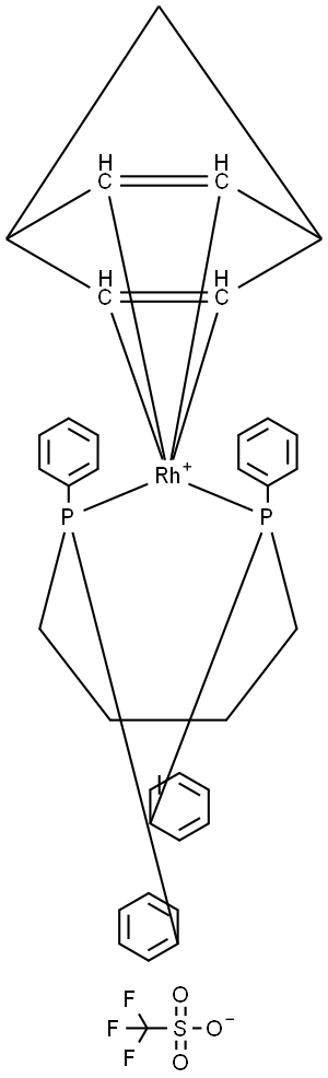 Rhodium(1+), [(2,3,5,6-η)-bicyclo[2.2.1]hepta-2,5-diene][1,1'-(1,4-butanediyl)bis[1,1-diphenylphosphine-κP]]-, 1,1,1-trifluoromethanesulfonate (1:1)