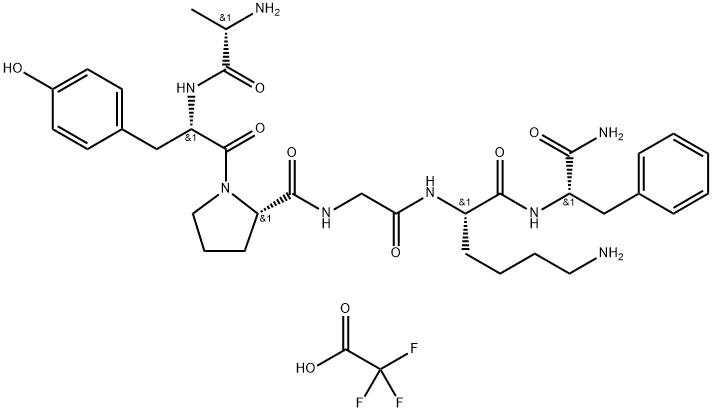 PAR-4 AGONIST PEPTIDE, AMIDE TFA 結(jié)構(gòu)式