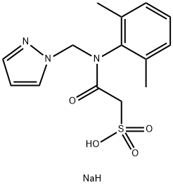 METAZACHLORESASODIUMSALT Struktur