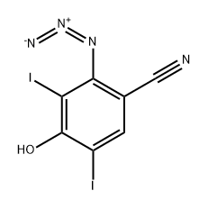 azidoioxynil Struktur