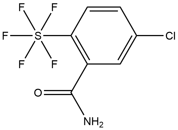 5-Chloro-2-(pentafluorosulfur)benzamide Struktur