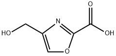 4-Hydroxymethyl-oxazole-2-carboxylic acid Struktur