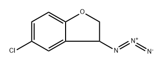 Benzofuran, 3-azido-5-chloro-2,3-dihydro- Struktur