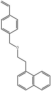 1-[2-[(4-ethenylphenyl)methoxy]ethyl]naphthalene Struktur