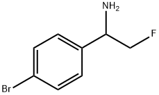 4-Bromo-α-(fluoromethyl)benzenemethanamine Struktur