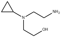 Ethanol, 2-[(2-aminoethyl)cyclopropylamino]- Struktur