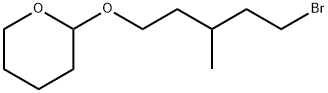 2-(5-bromo-3-methylpentyloxy)tetrahydro-2H-pyran Struktur