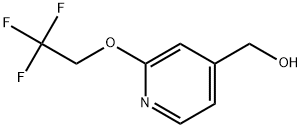 2-(2,2,2-Trifluoroethoxy)-4-pyridinemethanol Struktur