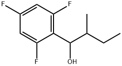 2,4,6-Trifluoro-α-(1-methylpropyl)benzenemethanol Struktur