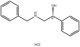 Benzenemethanol, α-[[(phenylmethyl)amino]methyl]-, hydrochloride (1:1), (αR)- Struktur