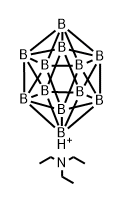 Dodecaborate(2-), dodecahydro-, hydrogen, compd. with N,N-diethylethanamine (1:2:2) Struktur