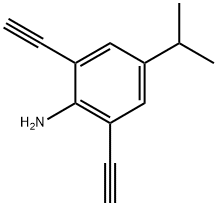 2,6-diethynyl-4-isopropylaniline Struktur