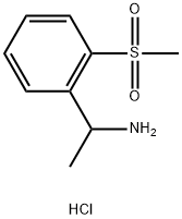 1-(2-(Methylsulfonyl)phenyl)ethanamine? hydrochloride Struktur