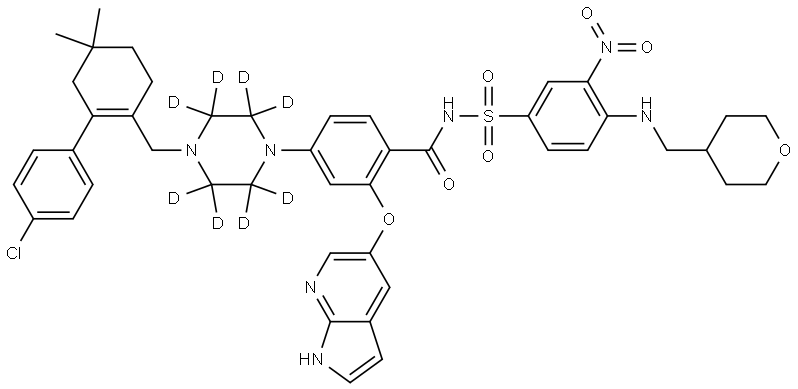 Venetoclax D8 Struktur