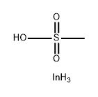 Methanesulfonic acid, indium(3+) salt (9CI) Struktur