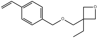 3-[[(4-Ethenylphenyl)methoxy]methyl]-3-ethyloxetane Struktur