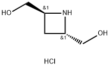 2,4-Azetidinedimethanol, hydrochloride (1:1), (2S,4S)- Structure