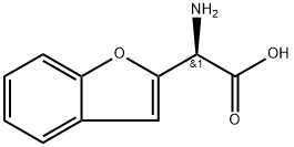 2-Benzofuranacetic acid, α-amino-, (αR)- Struktur