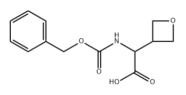 2-{[(Benzyloxy)carbonyl]amino}-2-(oxetan-3-yl)acetic Acid Struktur