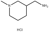 3-(Aminomethyl)-1-methylpiperidine hydrochloride Struktur