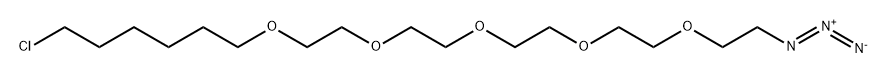 Halo-PEG(5)-azide Struktur