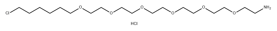 3,6,9,12,15,18-Hexaoxatetracosan-1-amine, 24-chloro-, hydrochloride (1:1) Struktur