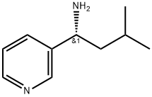 (R)-3-methyl-1-(3-pyridinyl)-1-butanamine Struktur