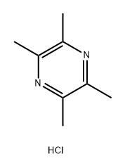 Pyrazine, 2,3,5,6-tetramethyl-, hydrochloride (1:1) Struktur