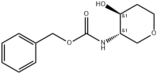 L-threo-Pentitol, 1,5-anhydro-2,4-dideoxy-2-[[(phenylmethoxy)carbonyl]amino]- Struktur