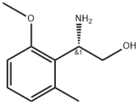 (2S)-2-amino-2-(2-methoxy-6-methylphenyl)ethan-1-ol Struktur