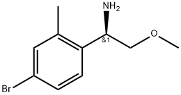 1-(4-bromo-2-methylphenyl)-2-methoxyethanamine Struktur