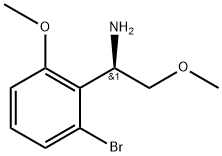 1-(2-bromo-6-methoxyphenyl)-2-methoxyethanamine Struktur